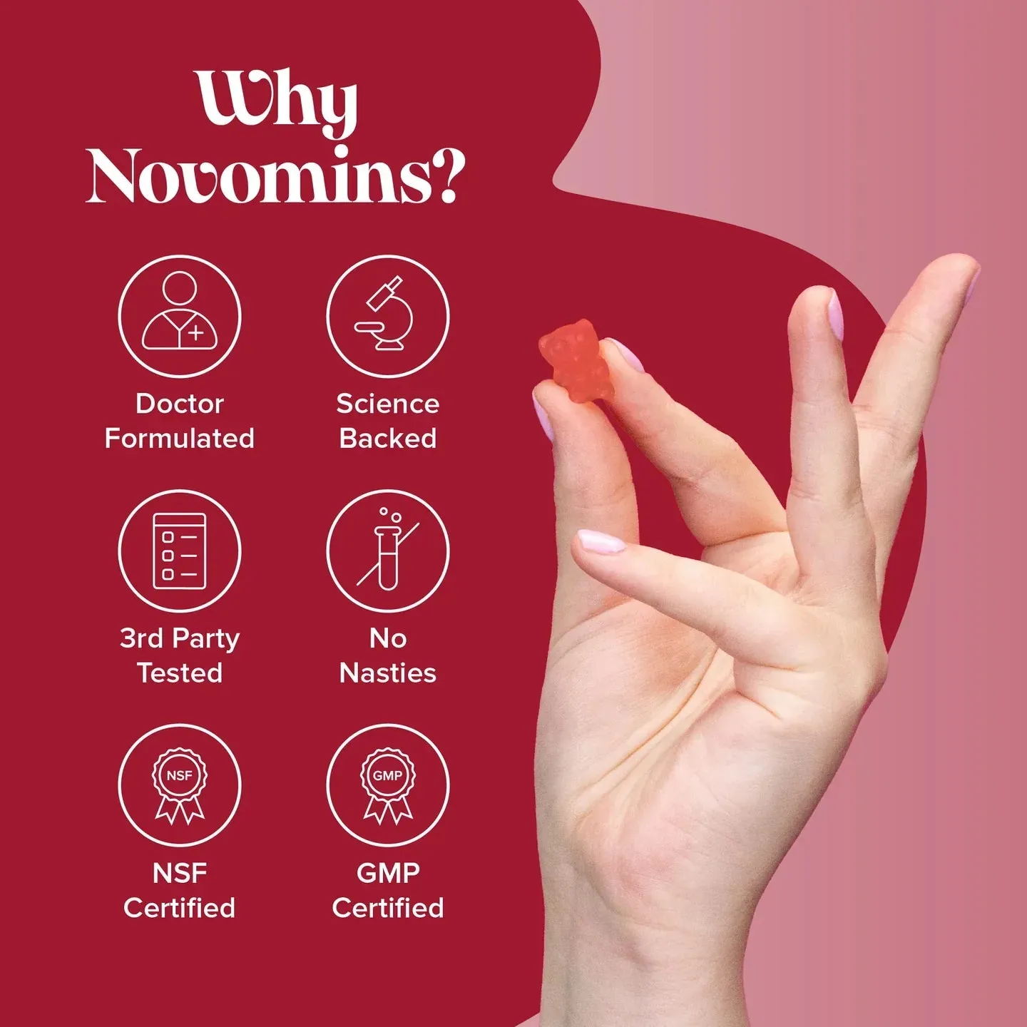 Novomins Kids Iron Gummies - 30 Pack - Image 7