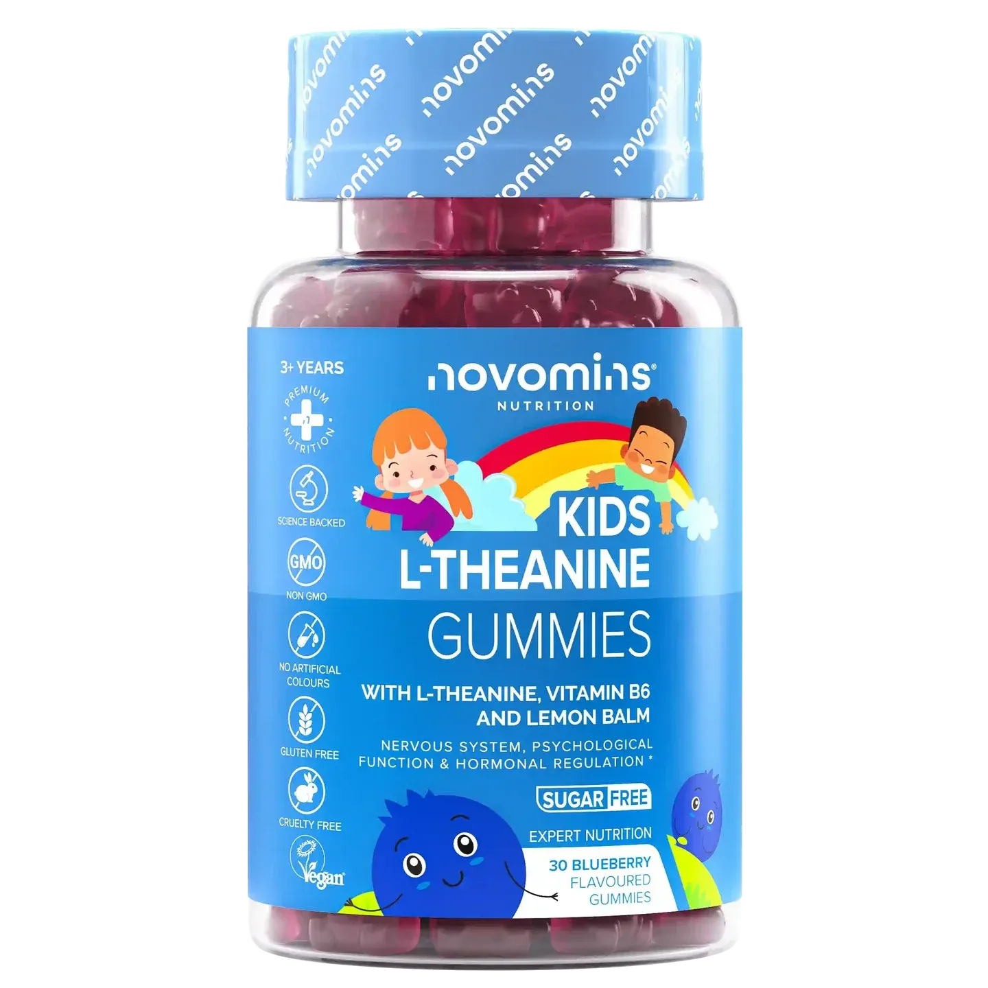 Novomins Kids L-Theanine Gummies - 30 Pack