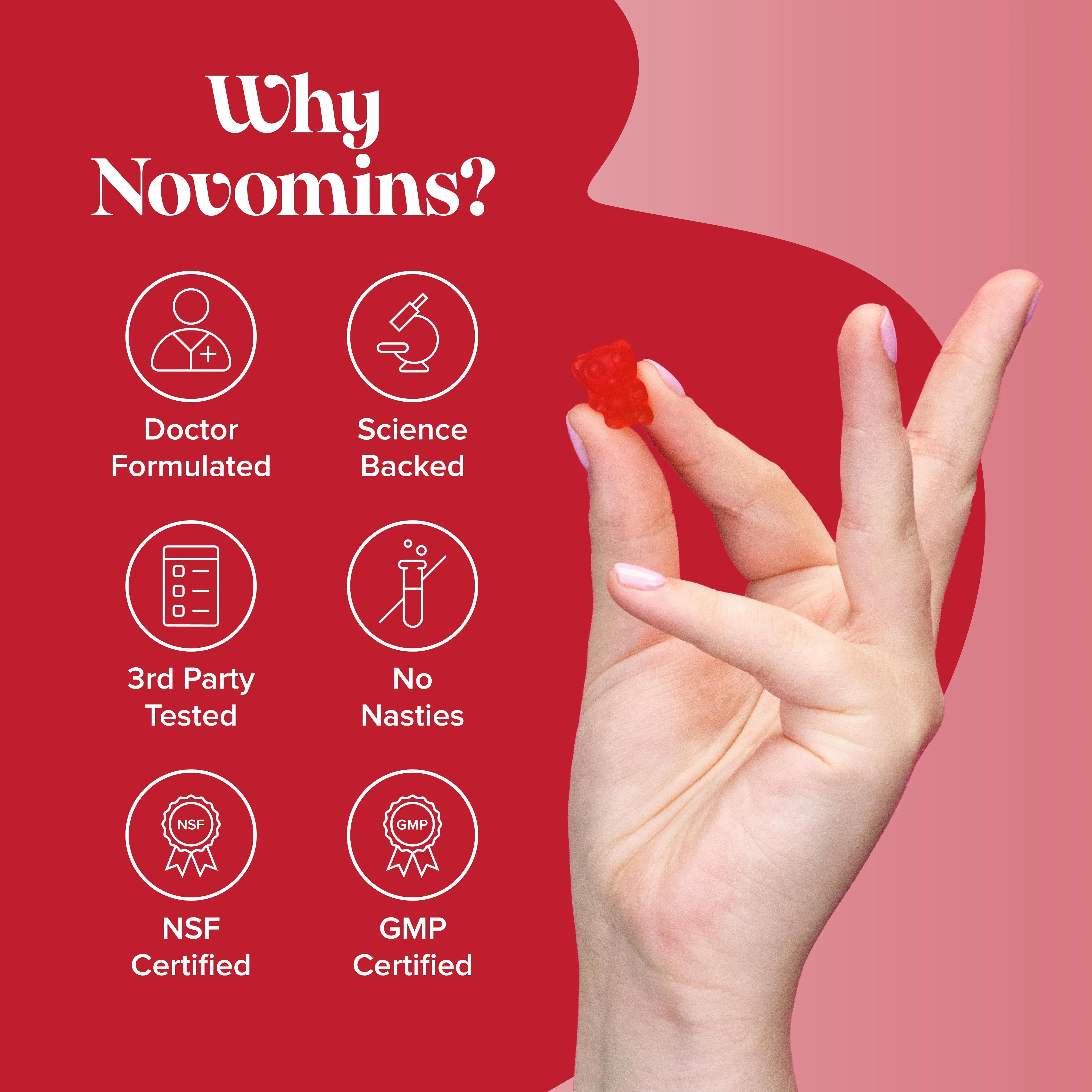 Novomins Kids Multivitamin Gummies - 30 Pack - Image 5