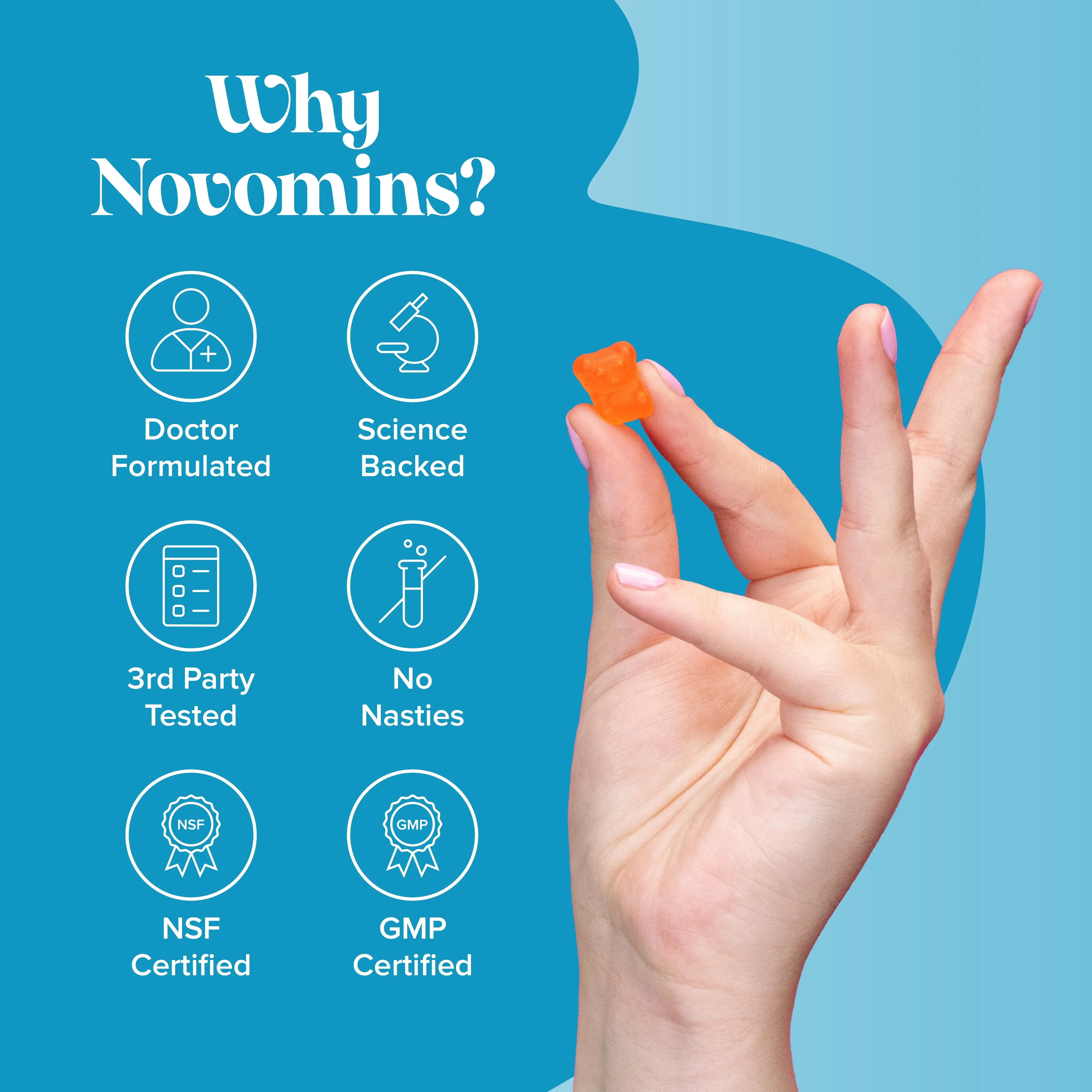 Novomins Kids Omega 3-6-9 Gummies - 30 Pack - Image 5