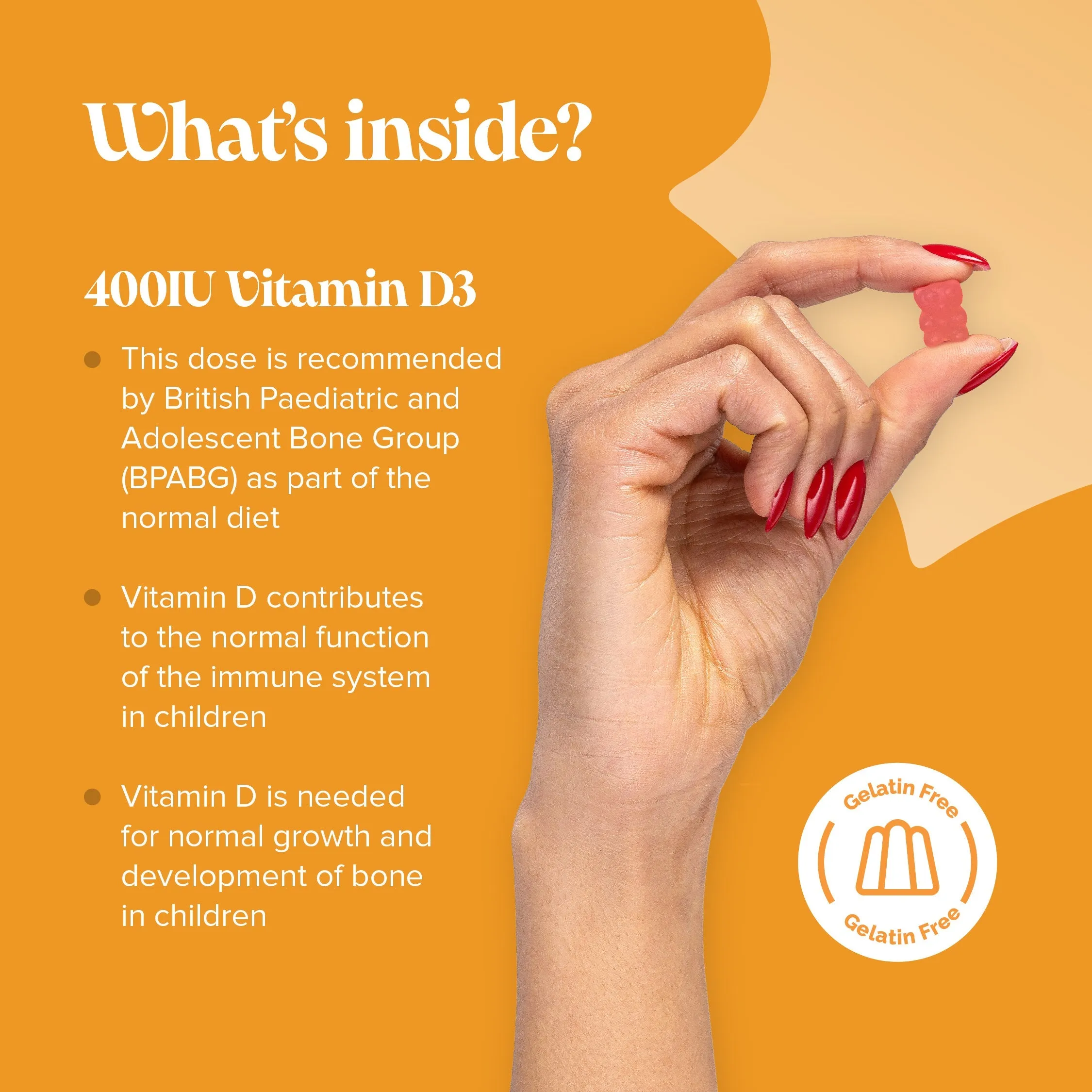 Novomins Kids Vitamin D Gummies - 90 Pack - Image 3