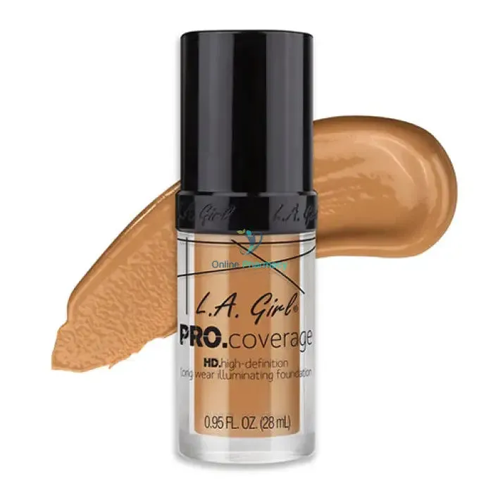 LA Girl Pro Coverage Foundation - GLM645 Nude Beige