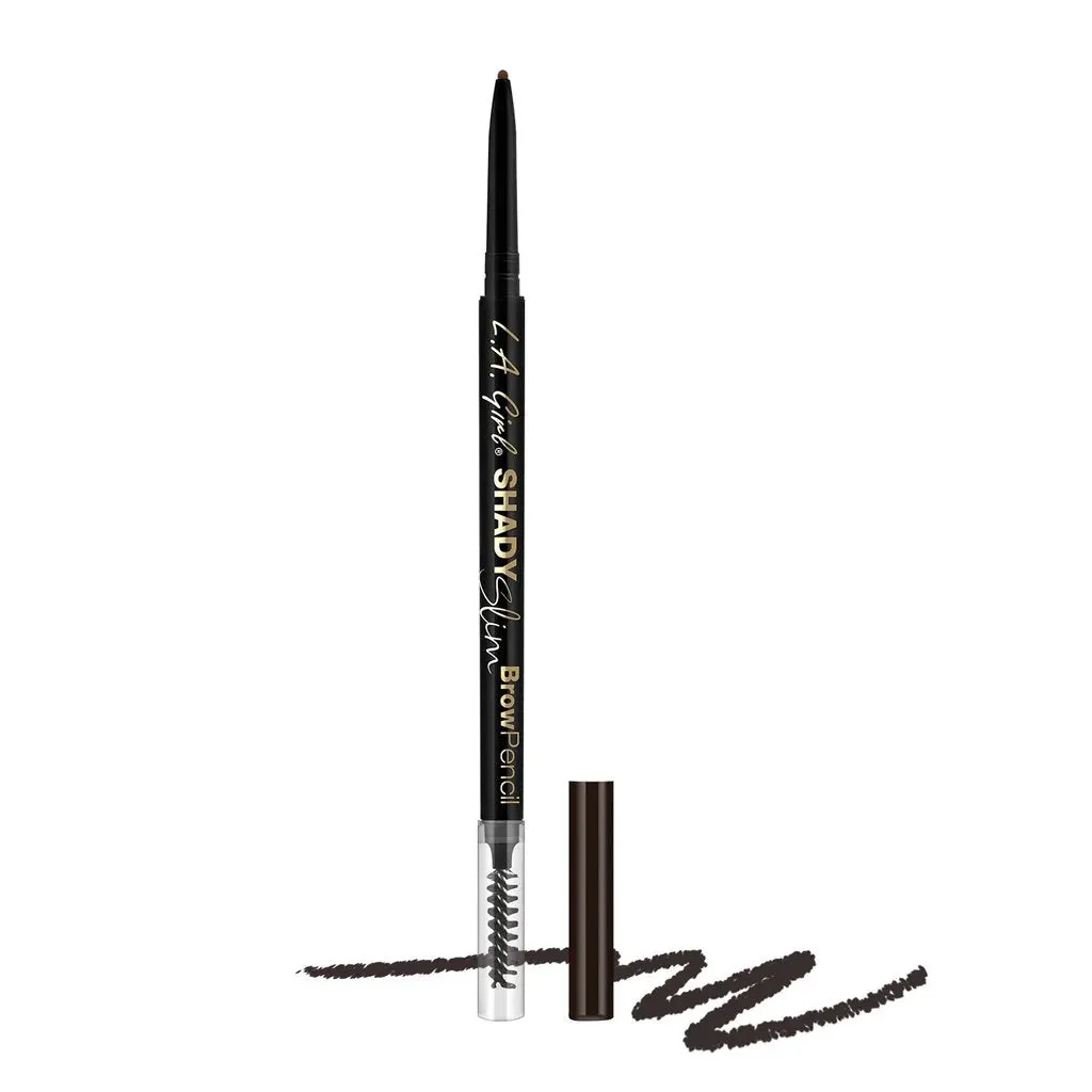 LA Girl Shady Slim Brow Pencil - Blackest Brown
