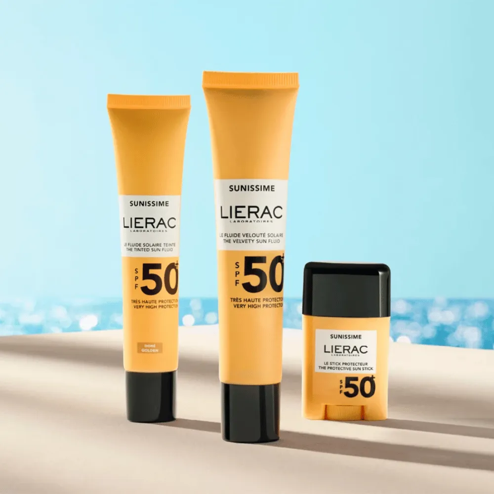 Lierac SUNISSIME The Tinted Velvety Sun Fluid SPF50+ 40ml - Image 2