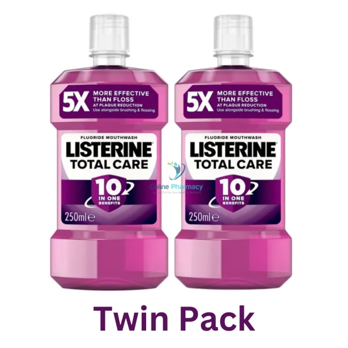 Listerine Total Care Mouthwash - 250ml (2 pack)