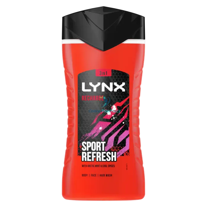 Lynx Shower Recharge & Energy - 225ml x 2 Pack