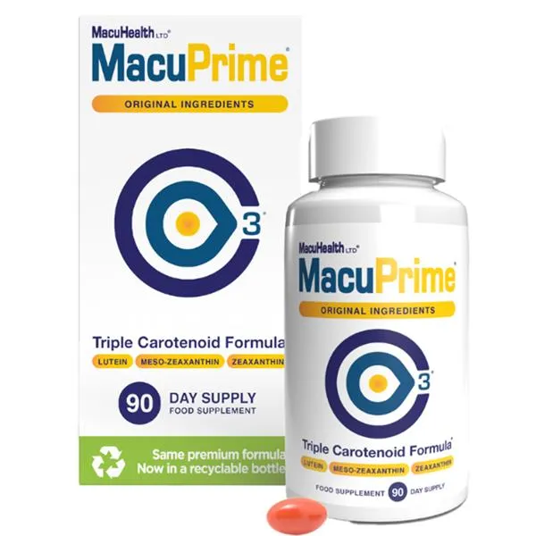 MacuPrime Triple Carotenoid Formula - 30/90 Pack - Image 2