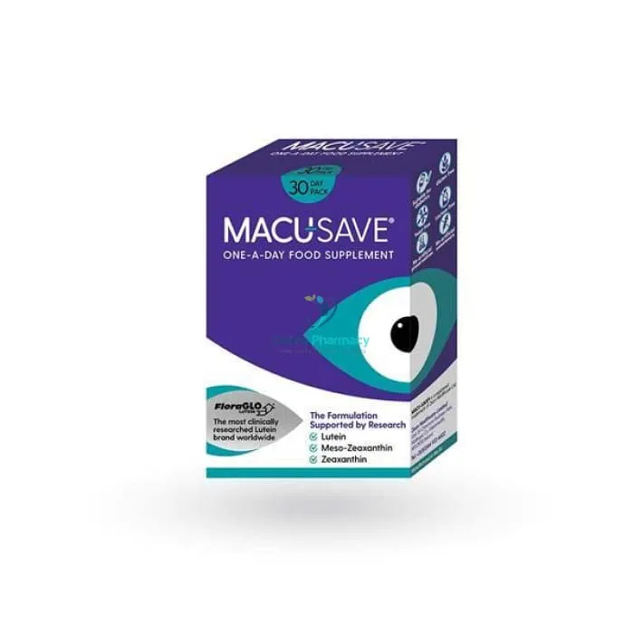 MacuSave Eye Supplements - 30/90 Caps