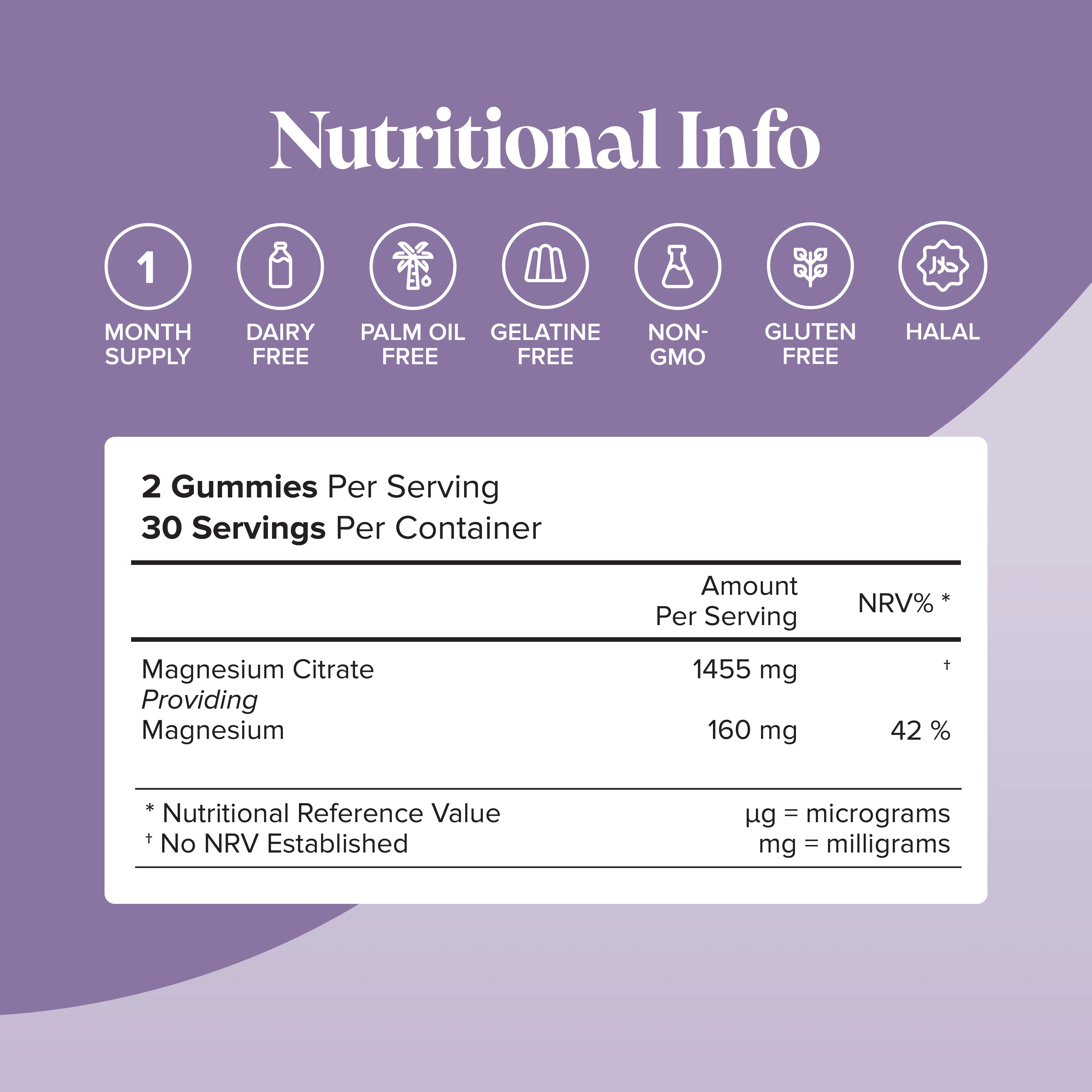 Novomins Magnesium Gummies - 60 Pack - Image 8
