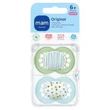 Mam Original Soother 6 months+ - 2 Pack Boy - Image 2