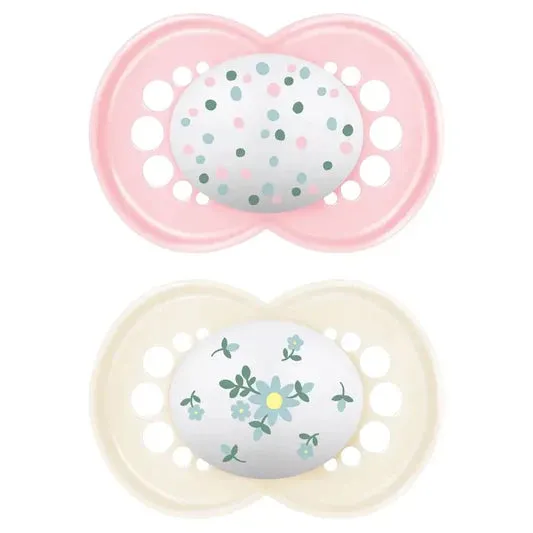 Mam Original Soother 6 months+ - 2 Pack Girl