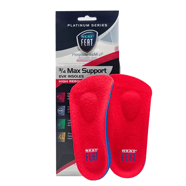 Platinum Series Maximum Foot Support 3/4 Insole - 1 Pair - Image 4