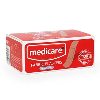 Medicare Fabric Plasters - 100 Pack