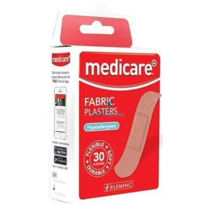 Medicare Fabric Plasters - 30 Pack