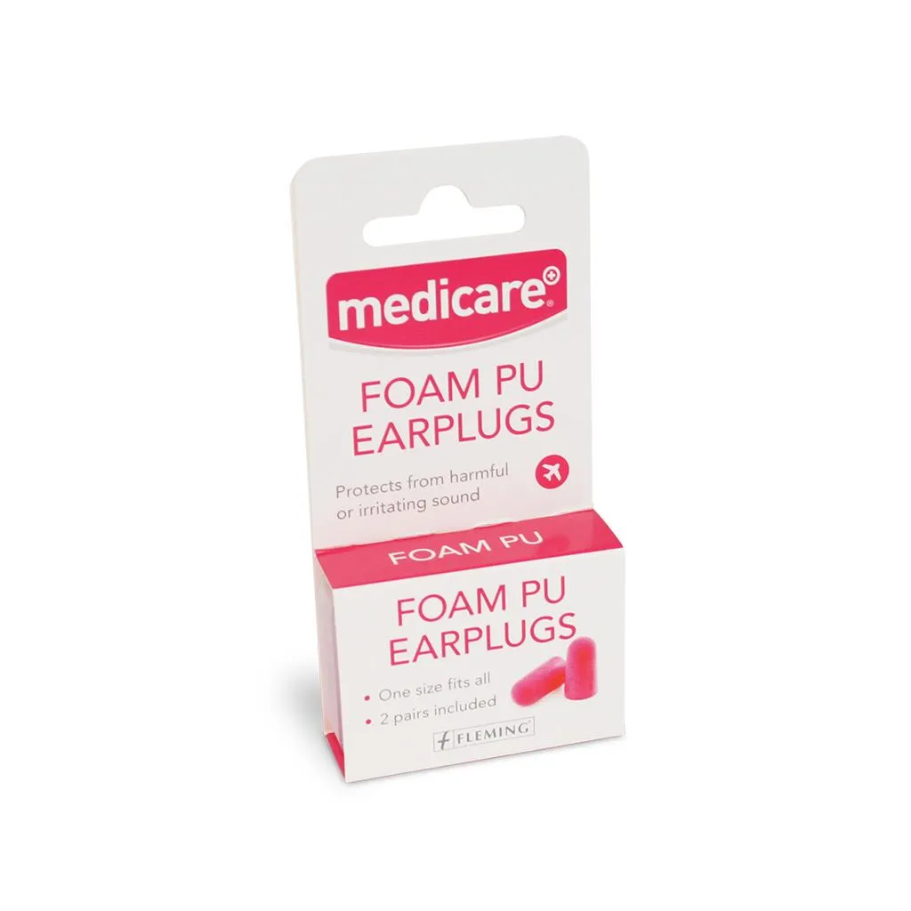 Medicare Soft Foam Ear Plugs (2 Pairs)