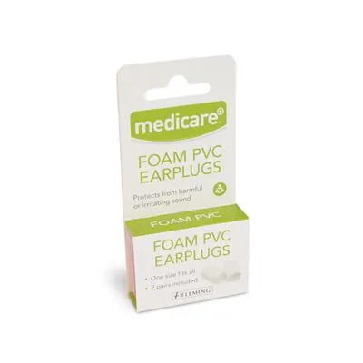 Medicare Foam Barrell Ear Plugs (2 Pairs) - Image 2