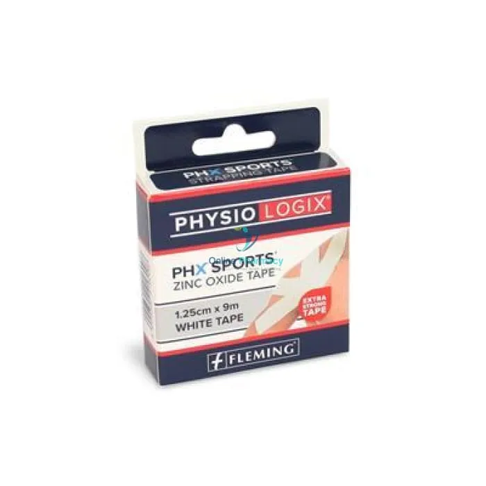 Physiologix Zinc Oxide Strapping Tape 3.8cm x 10cm - White/Beige