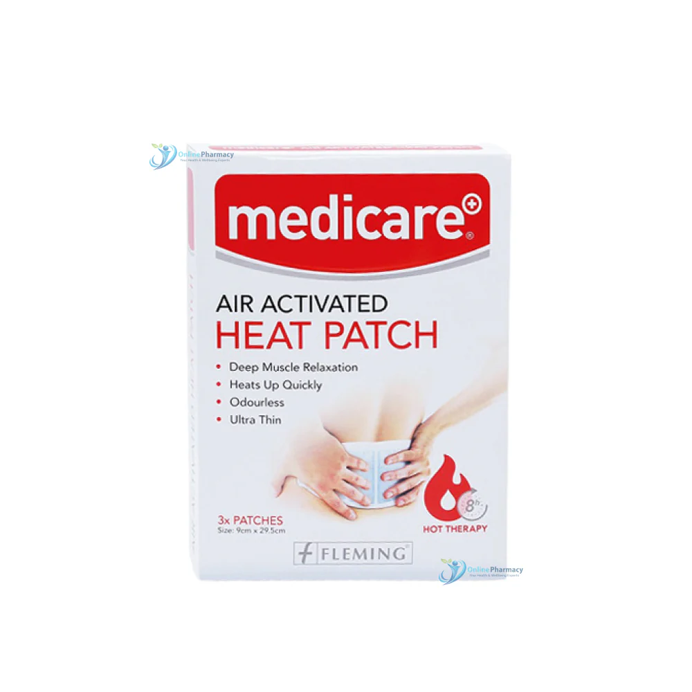 Medicare Therapeutic Heat Patches 3'S