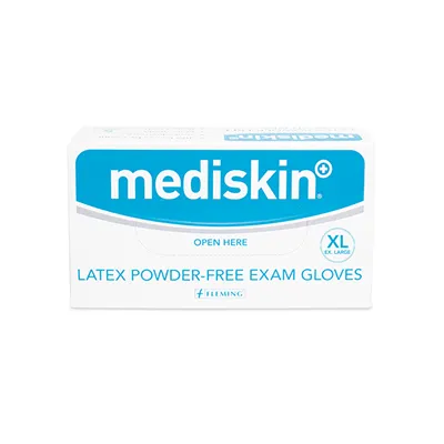Mediskin Latex Powder Free Gloves 100 Pack - S/M/L/XL - Image 4
