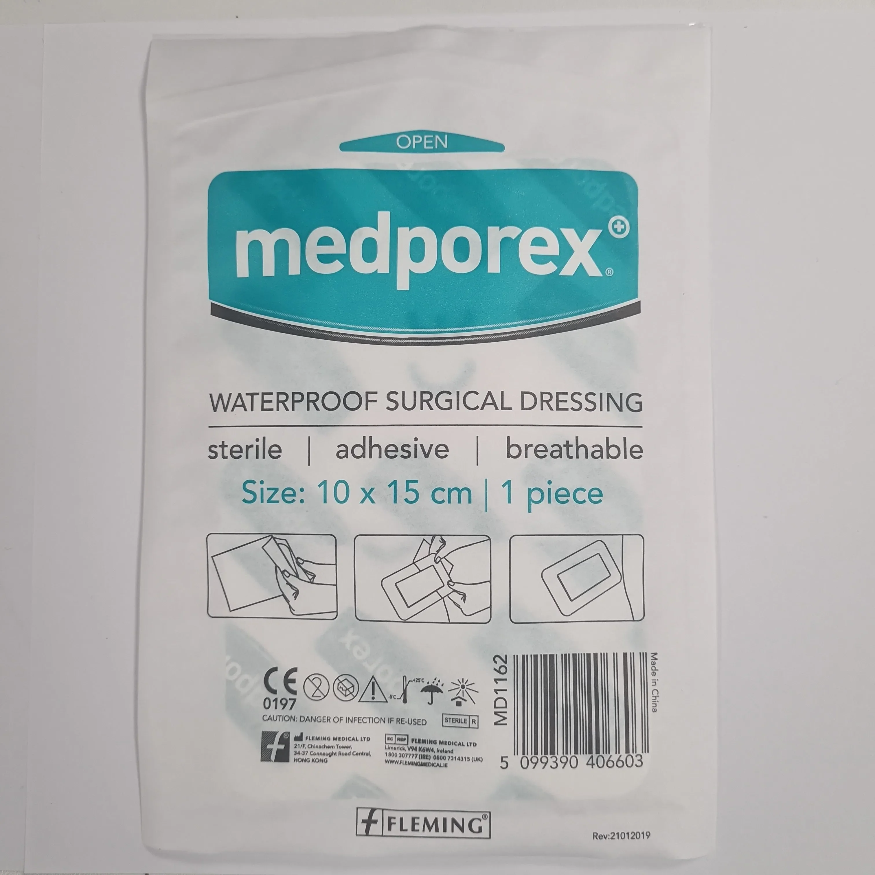 Medporex Waterproof Surgical Dressing (Sold Individually) - Various Sizes - Image 4