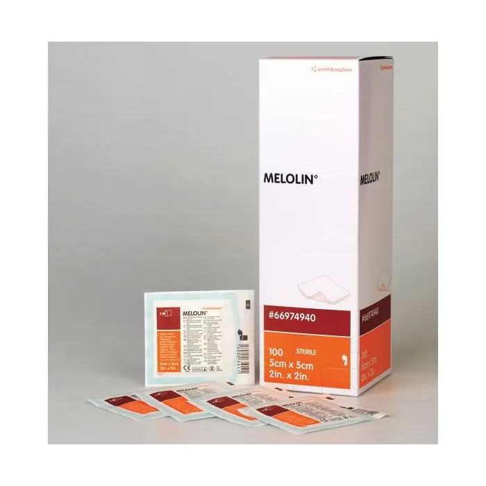 Melolin Non-Adhesive Wound Dressing 5cm x 5cm - 100 Pack