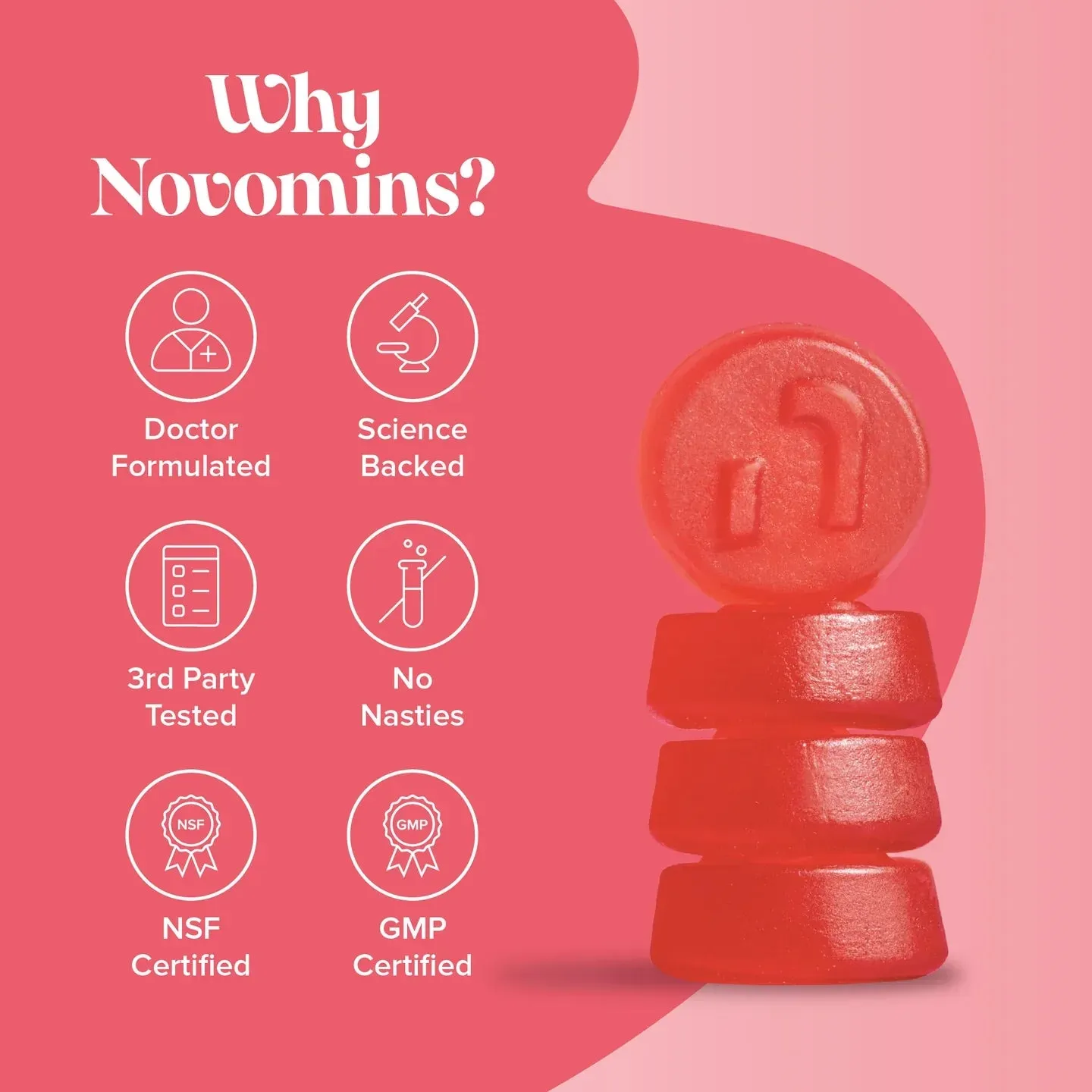 Novomins Menopause Gummies - 60 Pack - Image 2