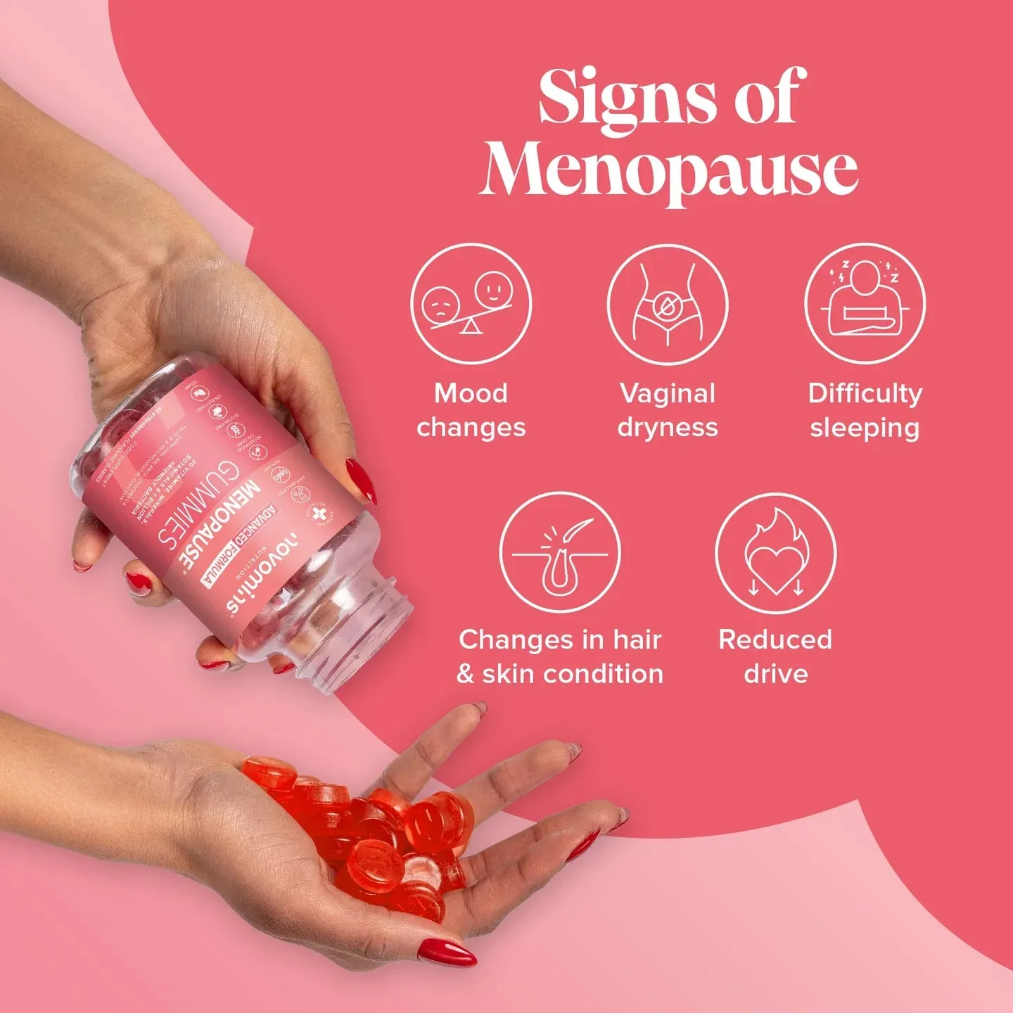 Novomins Menopause Gummies - 60 Pack - Image 7
