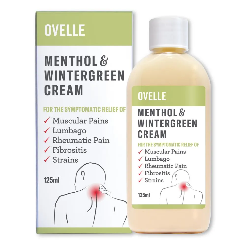 Ovelle Menthol & Wintergreen Cream - 125ml