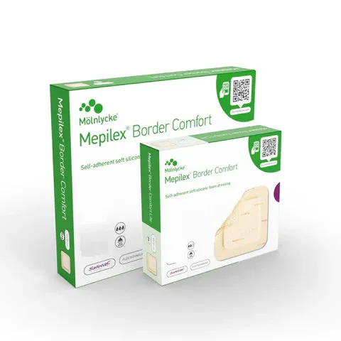 Mepilex Border Comfort Dressing 10cm x 20cm - 10 Pack