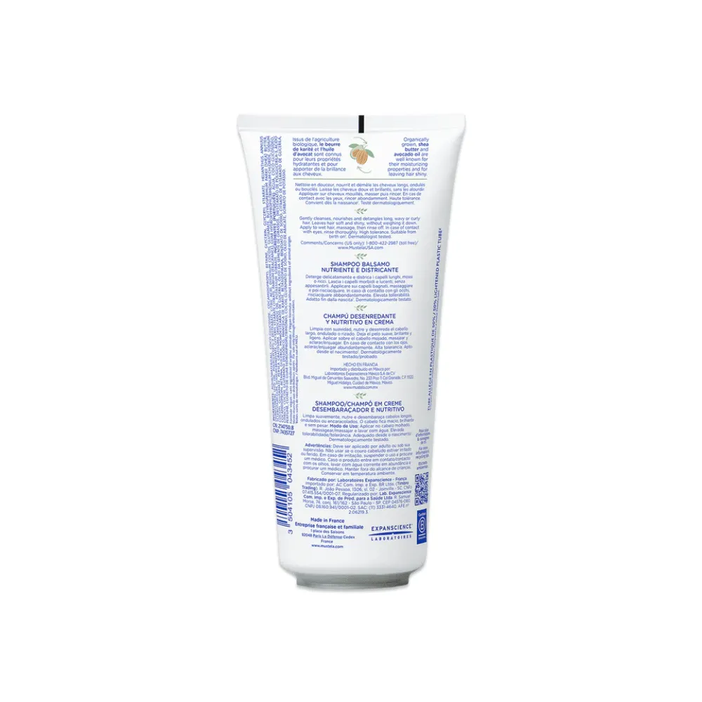 Mustela Capillaire Detangling & Nourishing Shampoo 200ml - Image 3