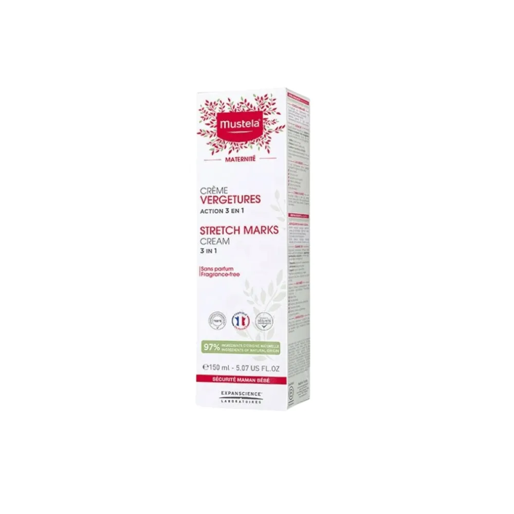 Mustela Maternity Stretch Marks Cream Fragrance Free 150ml - Image 2