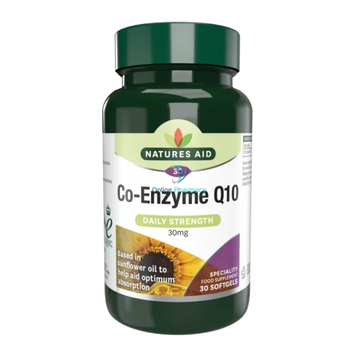 Natures Aid Co-Enzyme Q10 30mg - 30 Pack
