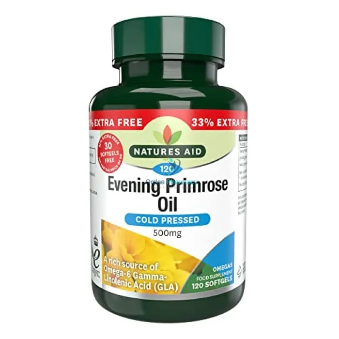 Natures Aid Evening Primrose Oil 500mg - 120 Pack