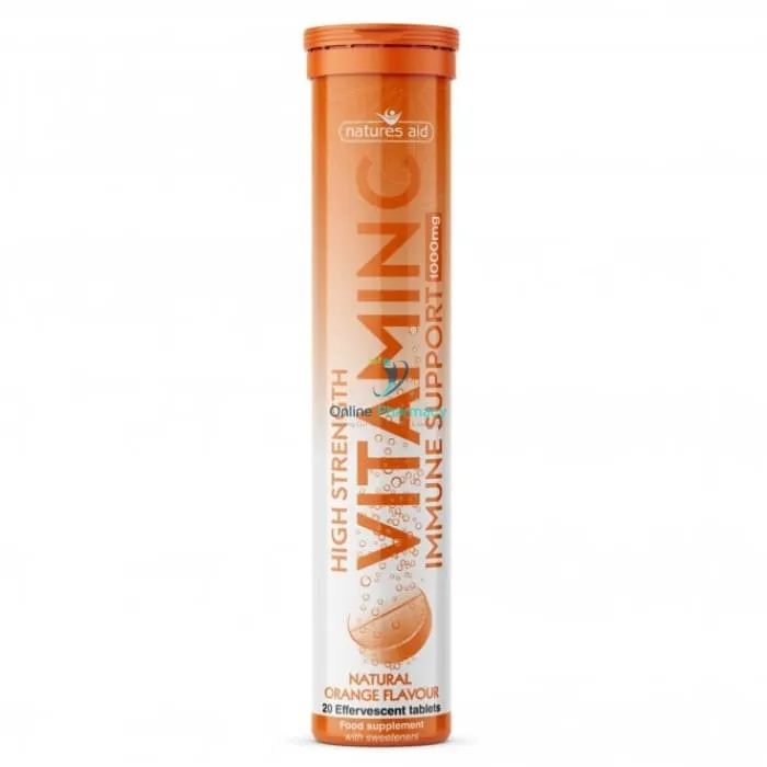 Natures Aid Vitamin C 1000mg Effervescent - 20 Pack