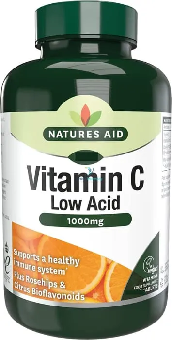 Natures Aid Vitamin C 1000mg Low Acid - 30 Pack