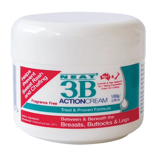 Neat 3B Action Cream 100g For Chafing and Sweat Rash - 100g - Image 2