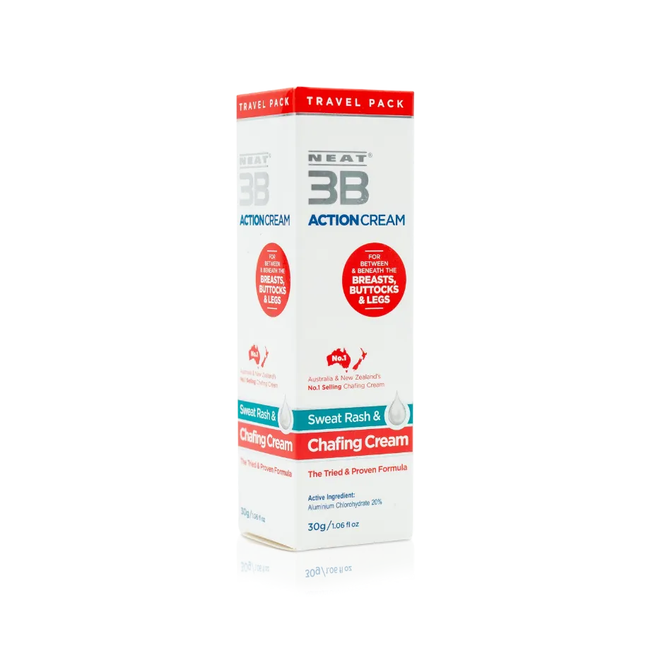 Neat 3B Action Cream Travel Pack for Chafing and Sweat Rash - 30g - Image 5