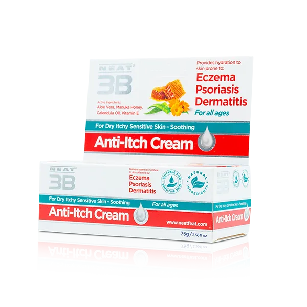 Neat 3B Anti-Itch Cream for Eczema, Psoriasis and Dermatitis - 75g - Image 3