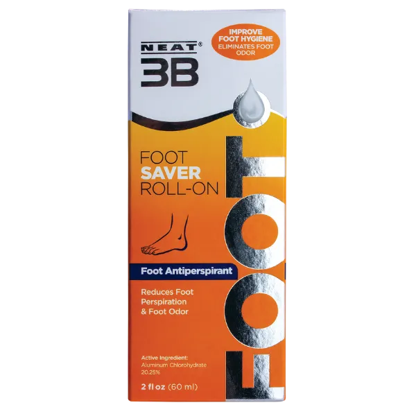 Neat 3B Foot Saver Roll-On Antiperspirant Deodorant to Control Foot Odour- 60ml - Image 3