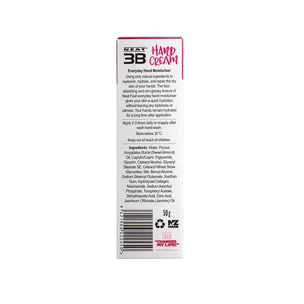 Neat 3B Everyday Moisturising Hand Cream For Dry Hands - 50g - Image 5