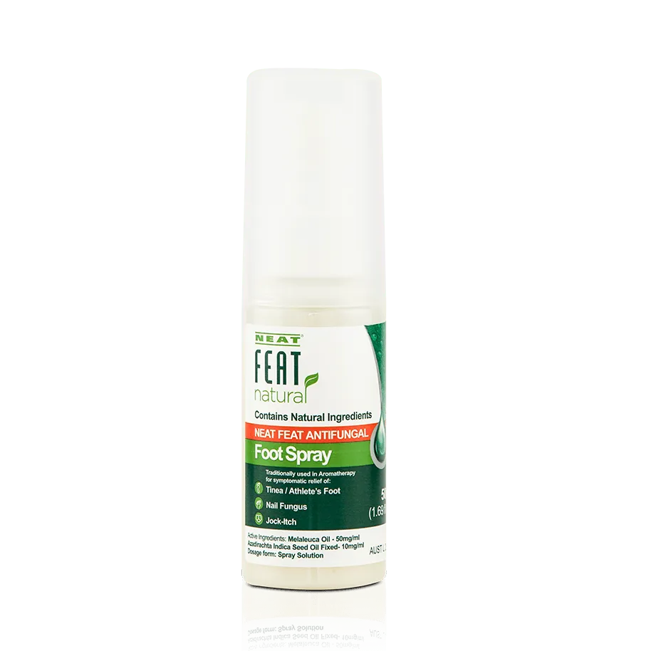 Neat Feat Natural Antifungal Foot Spray For Nail Fungus and Athletes Foot