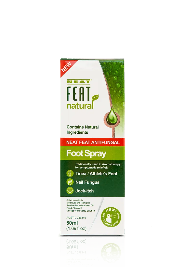 Neat Feat Natural Antifungal Foot Spray For Nail Fungus and Athletes Foot - Image 4