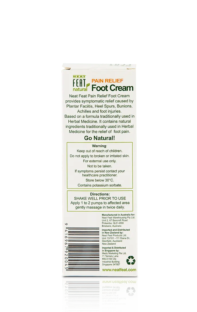 Neat Feat Natural Pain Relief Foot Cream For Sprains, Strains and Bruising - Image 5