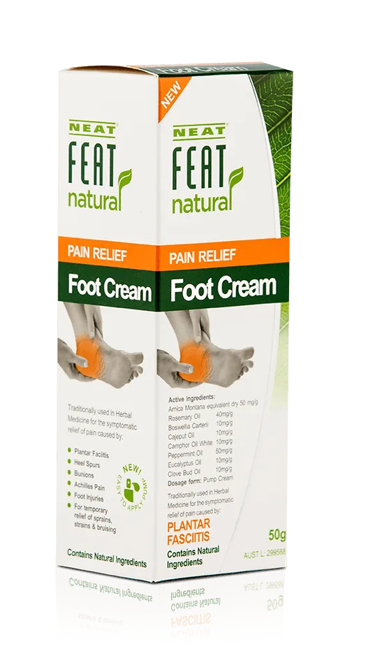 Neat Feat Natural Pain Relief Foot Cream For Sprains, Strains and Bruising - Image 6