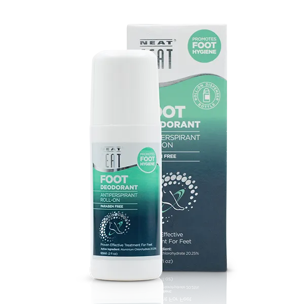 Neat Roll-on Foot Deodorant for sweaty feet - 60ml