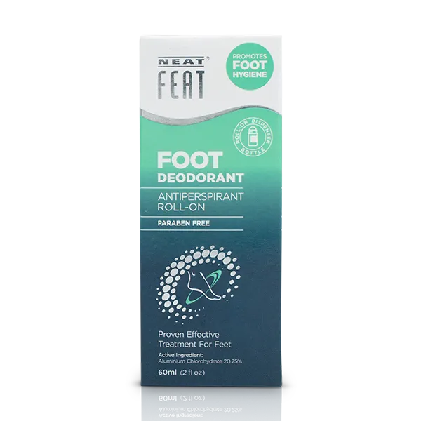Neat Roll-on Foot Deodorant for sweaty feet - 60ml - Image 2