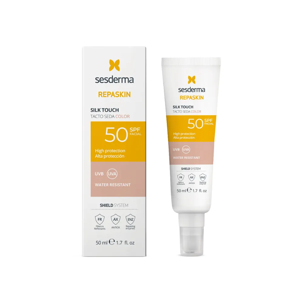 Sesderma Repaskin Silk Touch Tinted For Face SPF50 50ml - Image 2