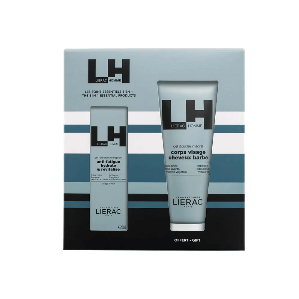 Lierac Homme 3 in 1 Essentials Energizing Gel 50ml + Integral Gel 200ml - Image 2