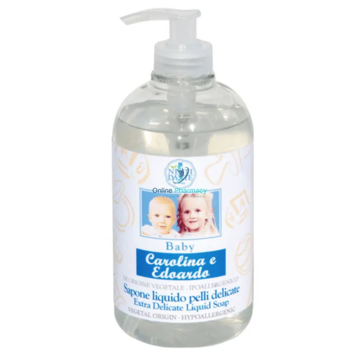 Nesti Dante Baby Carolina E Edoardo Hypoallergenic Liquid Soap 500ml