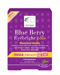 New Nordic Blue Berry Mega Strength - 30 Tablets